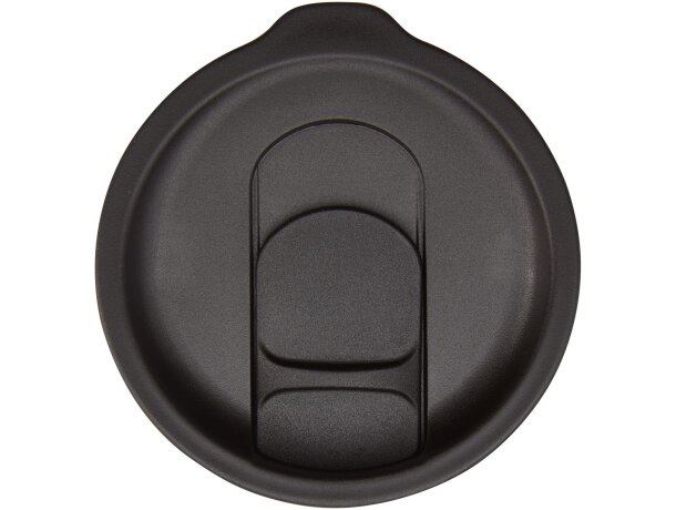 Taza térmica Nordia con doble pared reciclada de 400ml Negro intenso detalle 5