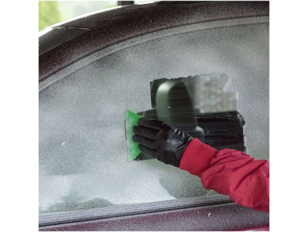 Rascador de hielo triangular Frosty de plástico reciclado Verde medio detalle 29