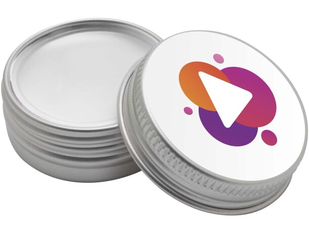 Bálsamo labial Estelle aluminio con protección FPS 15 Blanco detalle 5