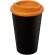 Vaso térmico Americano 350 ml con aislamiento de doble pared Negro intenso/naranja