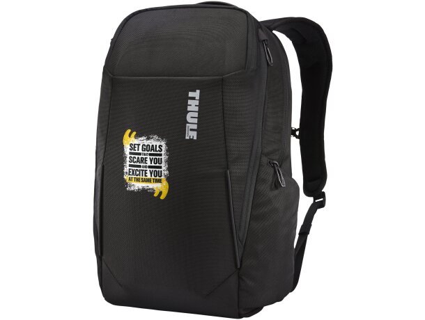 Mochila Thule Accent 23L con compartimento portátil SafeZone Negro intenso detalle 1