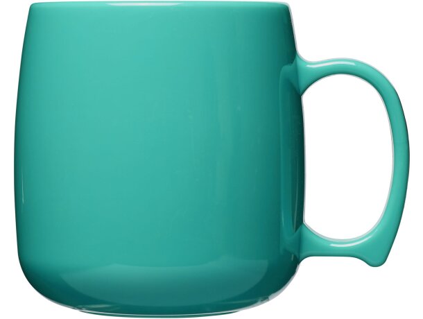 Taza de plástico clásica de 300 ml Azul aqua detalle 14