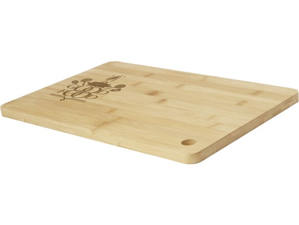 Tabla de cortar bambú Harp sostenible y versátil Natural detalle 1