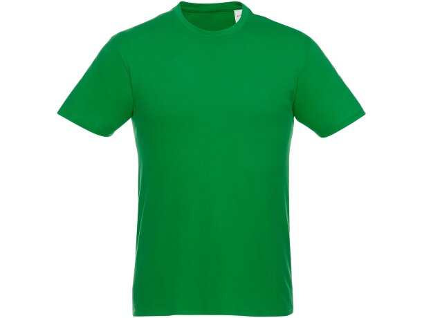 Camiseta de manga corta para hombre Heros Verde helecho detalle 90