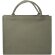Bolsa tote cuadrada Page algodón y poliéster reciclado 500g Verde detalle 8