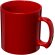 Taza plástico san 300ml con asa integrada personalizable Rojo