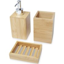 Set de baño Hedon personalizada en bambú natural