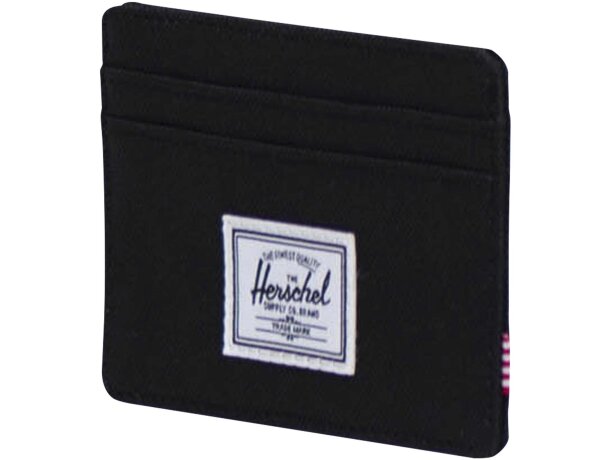 Tarjetero RFID reciclado Herschel Charlie con bloqueo seguridad Azul marino detalle 4