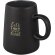Taza cerámica Joe 450ml personalizable acabado mate Negro intenso detalle 1