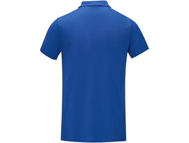 Polo manga corta Deimos cool fit para hombre Azul detalle 17
