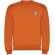 Sudadera cuello redondo infantil Roly Clasica 280 g/m² Naranja detalle 25