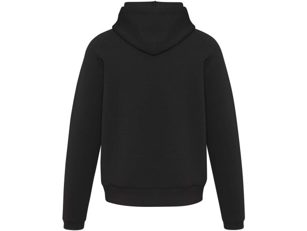 Sudadera deportiva unisex con punto indesmallable Danali Negro intenso detalle 3