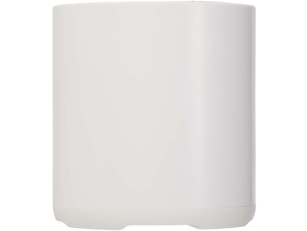 Altavoz inalámbrico Hunor de plástico reciclado con Bluetooth Blanco detalle 10