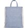 Mochila de cuerdas Aware Pheebs reciclada con rastreador QR Azul mezcla detalle 8