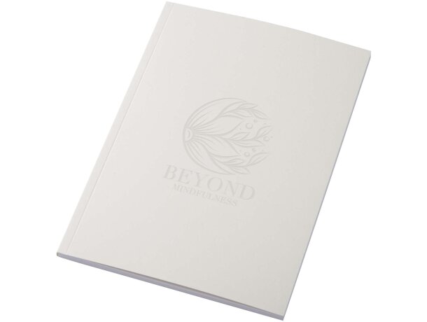 Libreta A5 tapa blanda Novella Austen papel certificado FSC Blanco marfil detalle 11