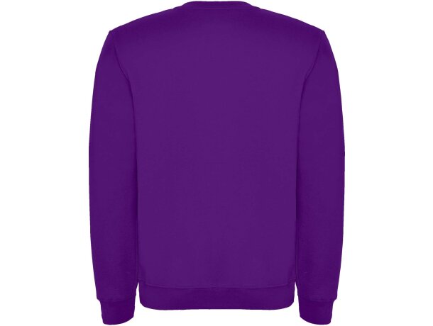 Sudadera cuello redondo infantil Roly Clasica 280 g/m² Morado detalle 44