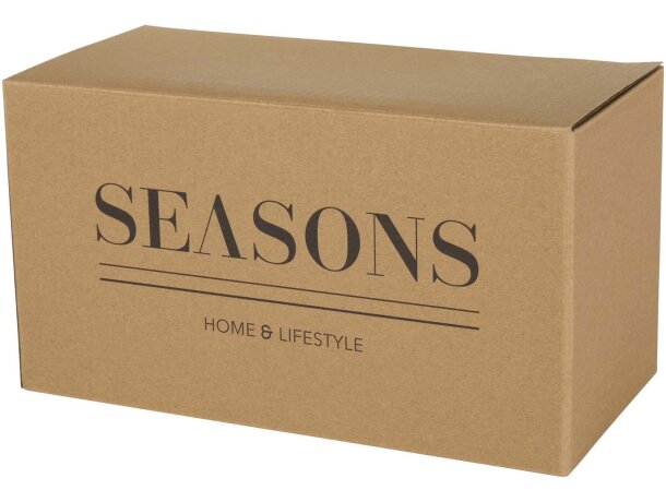 Set bandeja madera acacia y vasos vidrio borosilicato Male detalle 7