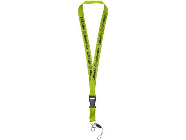 Lanyard con hebilla separable y enganche para móvil Sagan barato