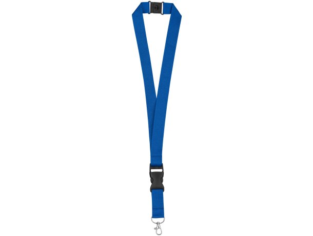 Lanyard con hebilla Azul real detalle 2