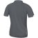 Polo manga corta de mujer kiso de Elevate 150 gr Gris acero detalle 8