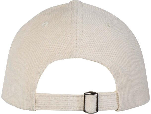 Gorra de pana reciclada Hutton con cierre ajustable detalle 12