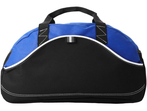 Bolsa de poliéster y polipropileno no tejido Negro intenso/azul real detalle 1