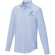 Camisa orgánica manga larga hombre Cuprite popelín algodón Azul claro detalle 1
