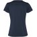 Camiseta deportiva mujer Slam Roly poliéster reciclado Azul marino detalle 14