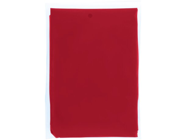 Poncho de Lluvia con Funda "ziva" Rojo detalle 8