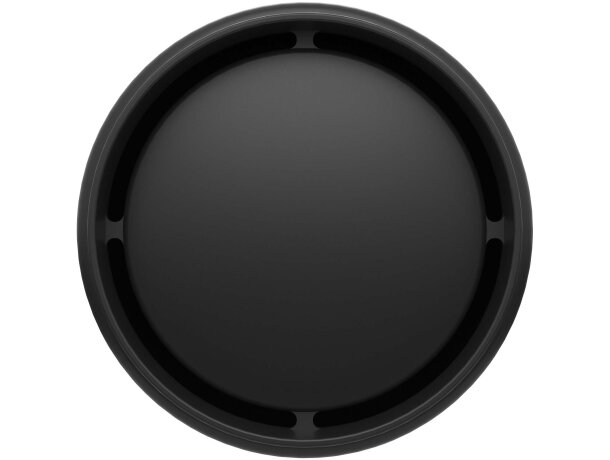 Vaso Cirrus POP 350ml con tapa de 360° y plástico reciclado Negro intenso detalle 11