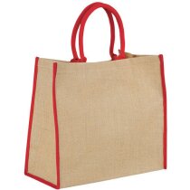 Bolsa Grande Tote personalizada roja