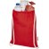 Bolsa con cordón Oregon de algodón reciclado certificado GRS Rojo detalle 15
