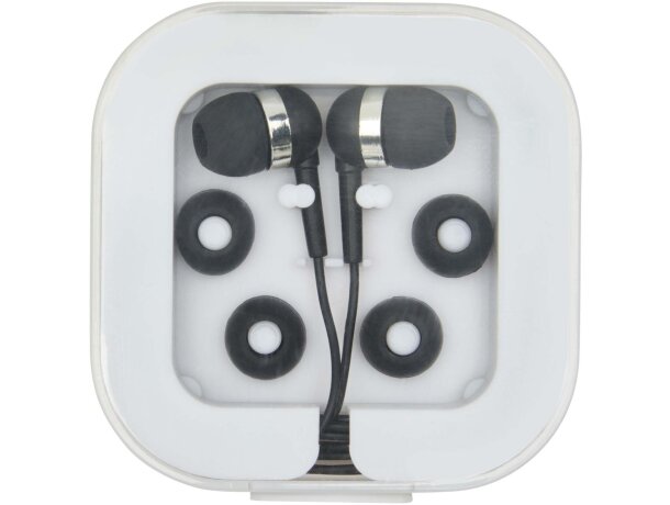Auriculares tipo C Baekdu con plástico ABS reciclado Negro intenso detalle 9