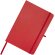 Libreta A5 Teak con tapa dura de tacto suave reciclado Rojo detalle 15