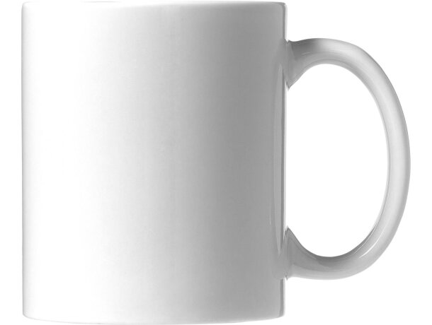 Taza de cerámica básica blanca 330 ml economica