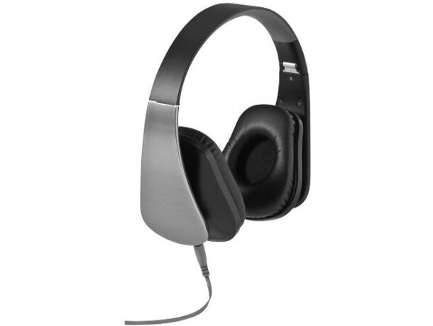 Auriculares de metal plegables de calidad plata Auriculares de metal plegables de calidad plata