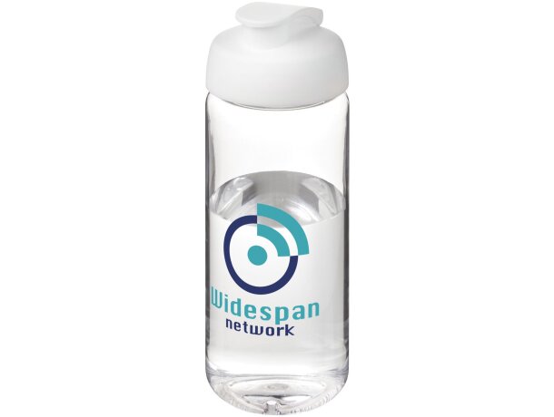 Bidón deportivo con tapa Flip de 600 ml H2O Active® Octave Tritan™ Transparente claro/blanco detalle 34