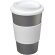 Vaso térmico 350ml con agarradera Americano Plateado/blanco