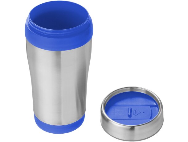 Vaso térmico Elwood con aislamiento de acero reciclado 410 ml Azul detalle 15