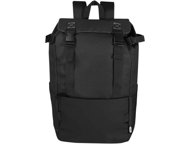 Mochila modular de material reciclado GRS Roam Negro intenso detalle 2