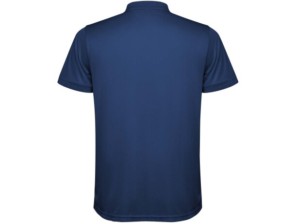 Polo manga corta hombre Tormo Roly poliéster reciclado Azul marino detalle 18