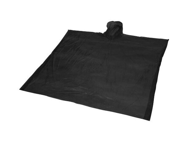 Poncho publicitario Ziva impermeable ultraligero con capucha Amarillo detalle 23