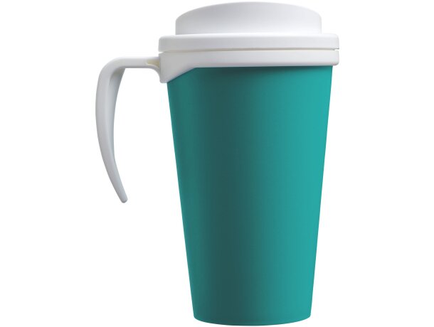 Americano® Vaso térmico grande de 350 ml Azul aqua/blanco detalle 14