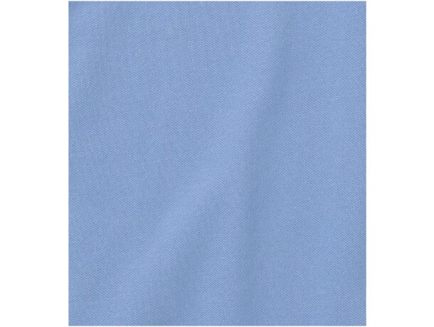 Polo de mujer barato en algodón 200 g/m2 Elevate Life Calgary Azul claro detalle 33