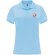 Polo deportivo de manga corta para mujer Monzha Roly Azul celeste detalle 13