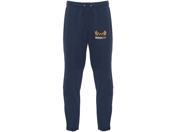 Pantalón deportivo unisex Neapolis Roly con tecnología cool fit Azul marino detalle 5