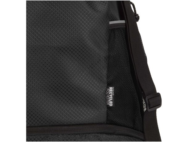 Bolsa deportiva Nomad 18L con cordón y compartimentos separados Negro intenso detalle 5