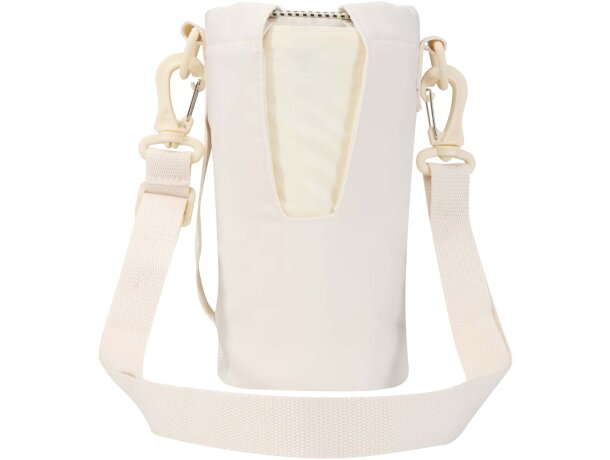Bolsa para botellas de viaje reciclada Trip Aware de 2 litros Blanco roto detalle 9
