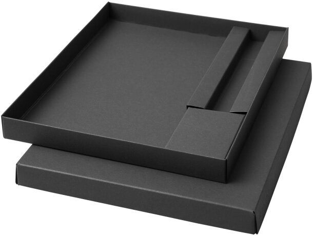 Set de regalo con libreta y bolígrafo Moleskine negro intenso Negro intenso detalle 5