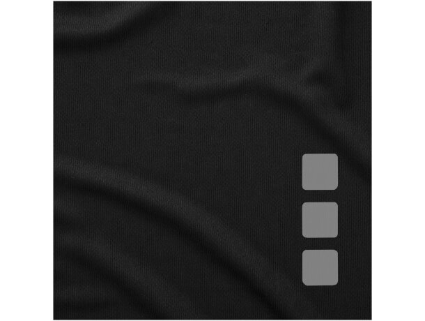 Camiseta técnica Niagara de Elevate personalizada negro intenso